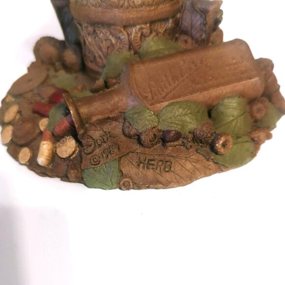 Tom Clark Gnomes Herb Item 1076 #93 1984 Cairn Studios Figurine - Picture 6 of 6